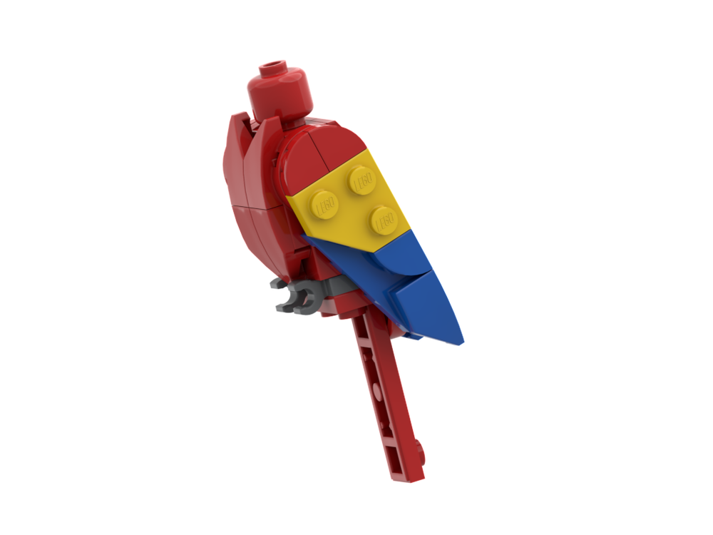 Lego Scarlet Macaw body