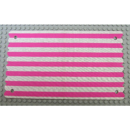 Lego Belville, Tent Cover with Pink Stripes Print