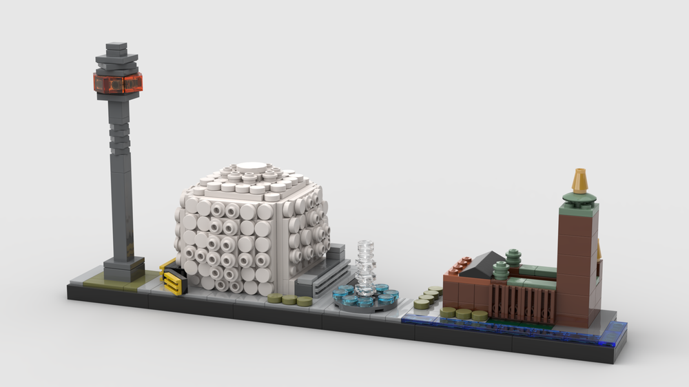 Lego Stockholm Skyline