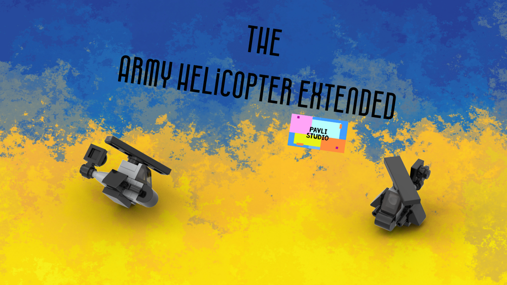 Lego Army Hellicopter Extended