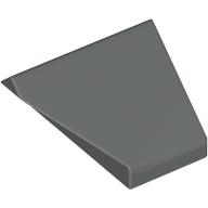 Lego Brick Sloped 45° 2 x 1 Double / Inverted with Hollow Bottom / Dark Gray