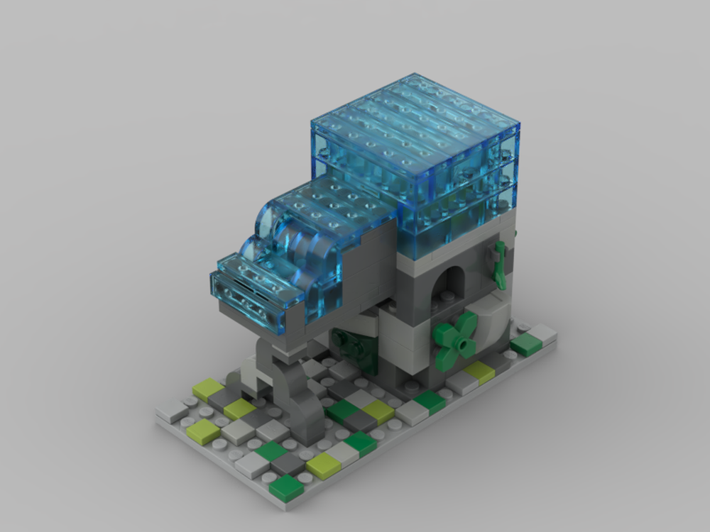 Lego House on the mountain
