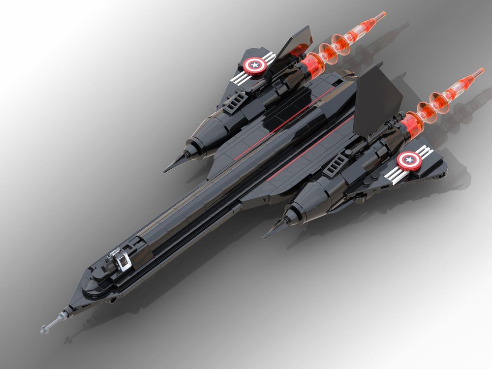 Lego SR-71 Blackbird Star wing version