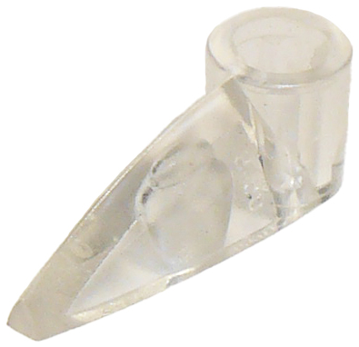 Lego Bionicle 1 x 3 Tooth with Axle Hole (Bohrok Eye) / Trans-Clear