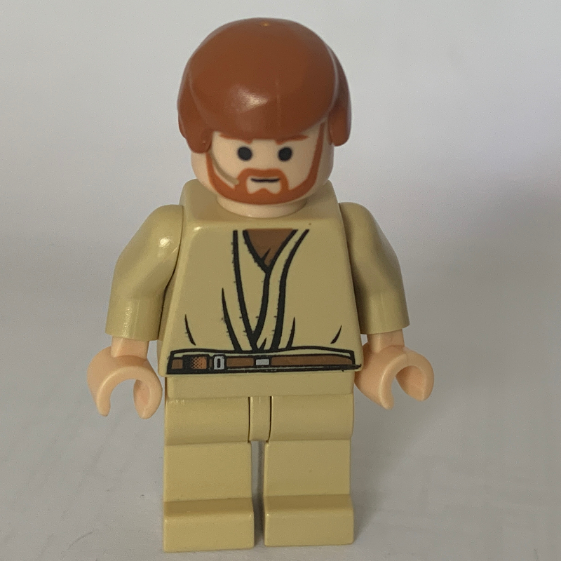 Lego Obi-Wan Kenobi, Tan Plain Legs, Headset