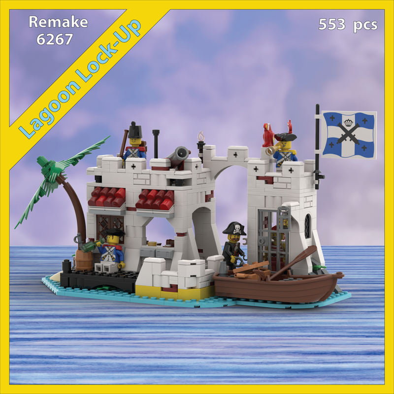 Lego 6267 Lagoon Lock-Up Remake