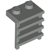 Lego Plate Special 1 x 2 with Ladder / Light Gray