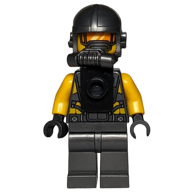 Lego AIM Agent with Neck Bracket at Front