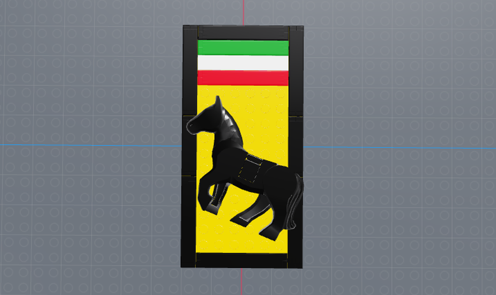 Lego Ferrari badge