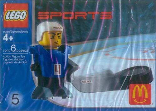 Lego McDonald's Sports Set Number 5 - Blue Hockey Player #4