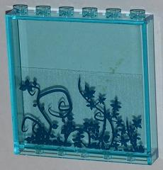 Lego Panel 1 x 6 x 5 with Ivy Plants Pattern (Sticker) - Set 6860
