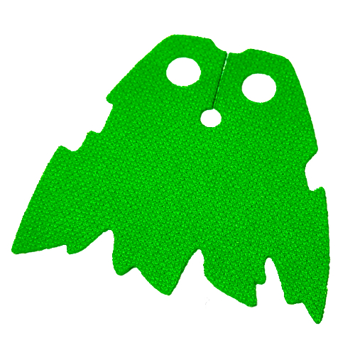 Lego Neckwear Cape, Tattered / Bright Green
