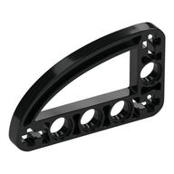 Lego Technic Beam 3 x 5 L-Shape with Quarter Ellipse Thin / Black