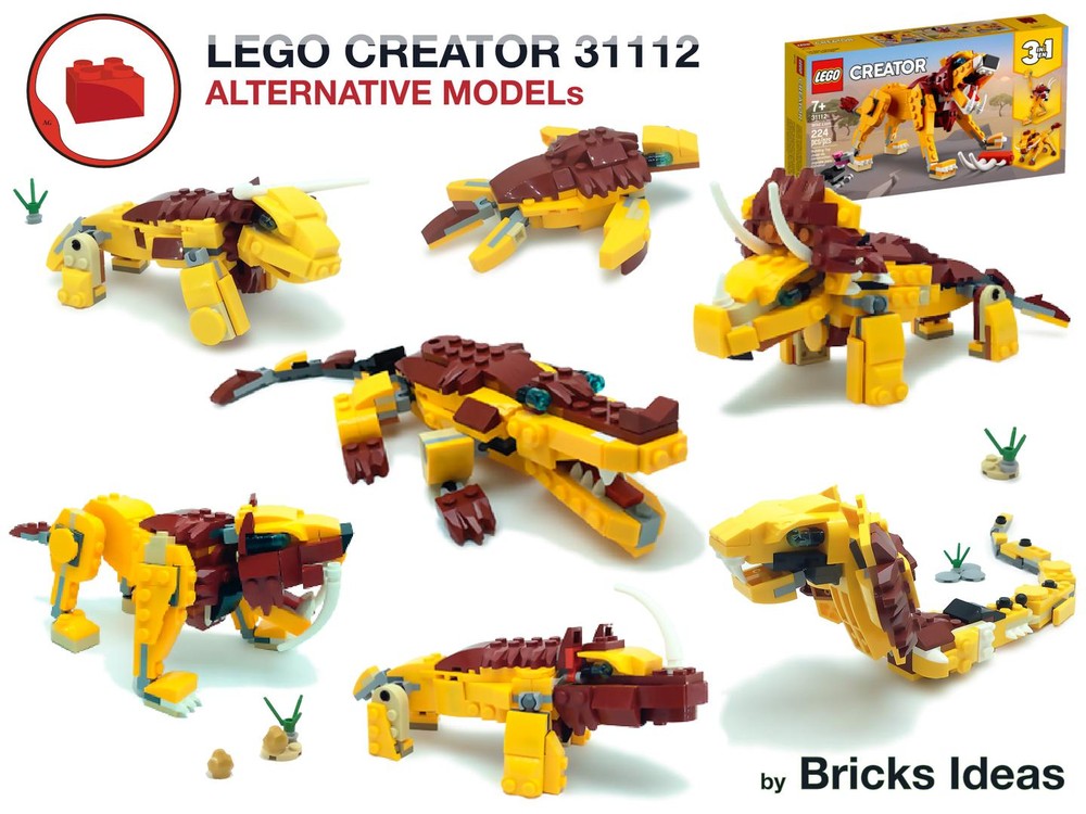 Lego 7 in 1 - Lego Creator 31112 MOCs