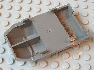 Lego Electric, Light & Sound 4 x 20 x 5 Insectoid Stinger, Bottom / Dark Gray