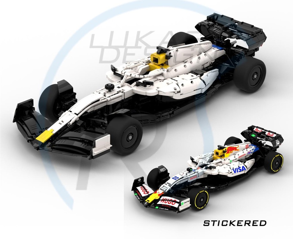 Lego Visa Cash App RB Formula One Team VCARB02 1:8 Scale