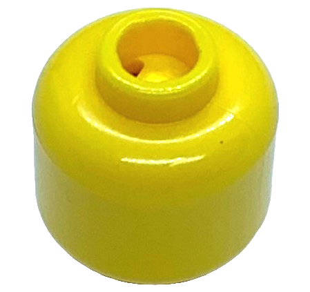 Lego Minifigure, Head (Plain) / Yellow