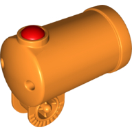 Lego Duplo Cannon, Shooting with Axle Hole and Red Firing Button