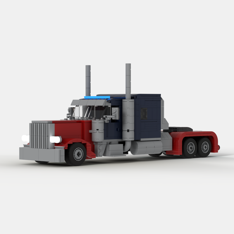 Lego 1992 Peterbilt 379 _ optimus prime