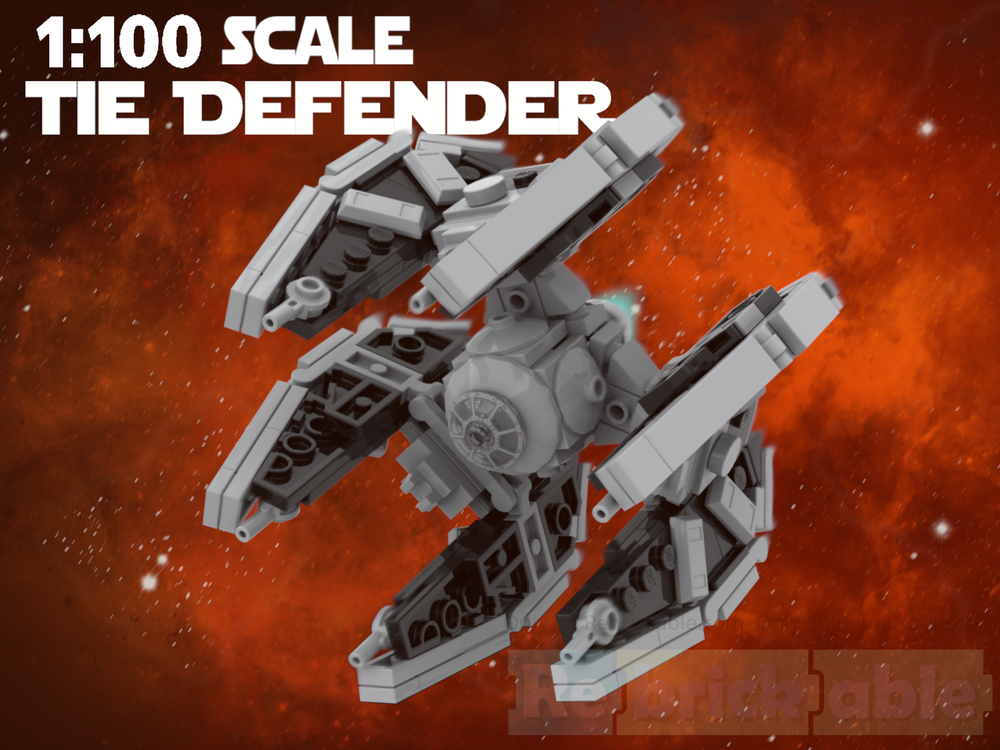 Lego 1:100 Tie-Defender (Squadron Scale)