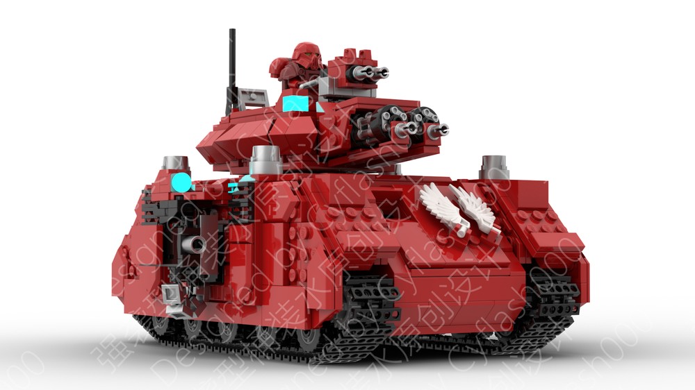 Lego Baal Pattern Predator Tank from Warhammer 40K