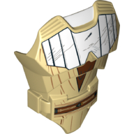 Lego Large Figure Torso Cover with Raised Belt and Jedi Robe and Armor Print (Obi-Wan Kenobi)
