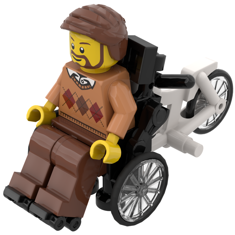 Lego Custom Wheelchair Bicycle Tandem