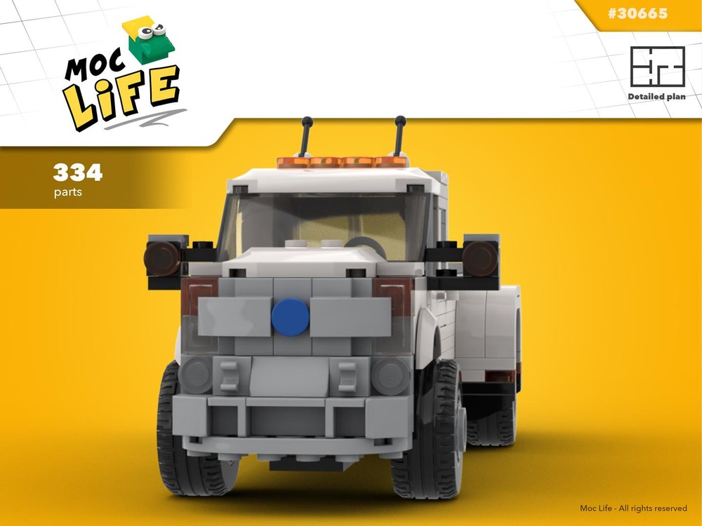 Lego Ford F-450 super cab dually