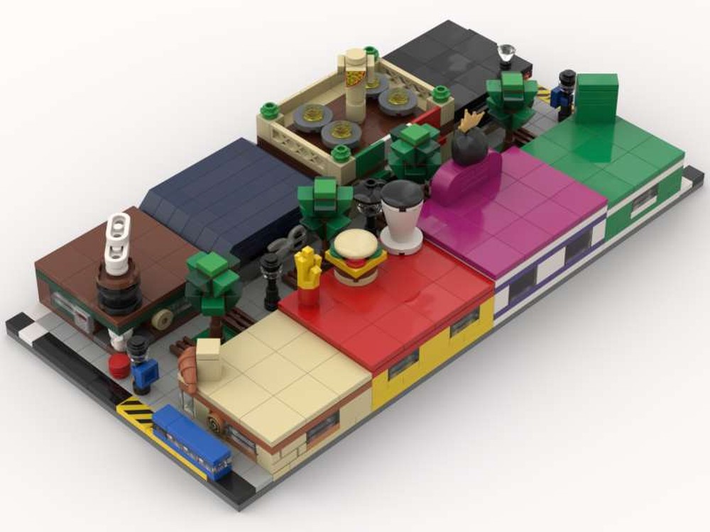 Lego Modular Pedestrian Zone #1