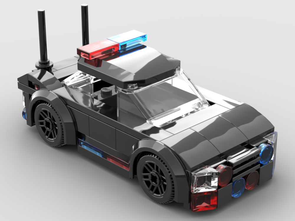 Lego police patrol car