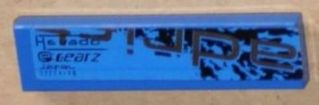 Lego Tile 1 x 4 with 'adrift' Bottom Half Pattern Model Right Side (Sticker) - Set 8151