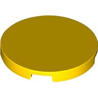 Lego Tile Round 3 x 3 / Yellow