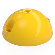 Lego Technic Panel Dome 5 x 5 with Pin Holes / Yellow