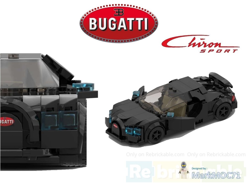 Lego BUGATTI Chiron Sport - Full Black