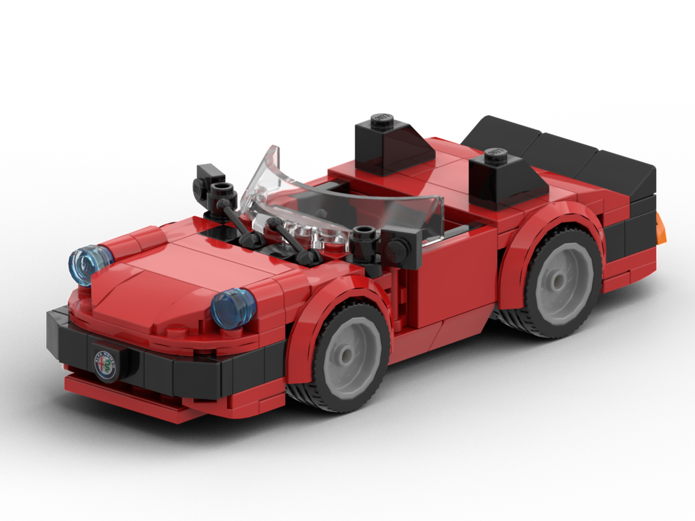 Lego Alfa Romeo Spider 80's Stud6