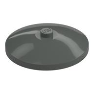 Lego Dish 4 x 4 Inverted [Radar] / Dark Gray