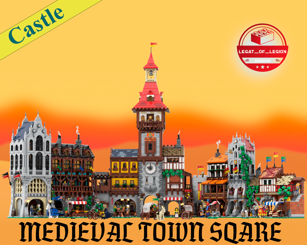Lego Complete Medieval Town Square