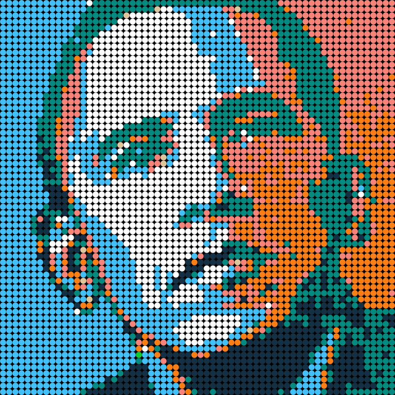 Lego 31203 Barack Portrait