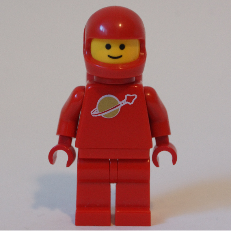 Lego Classic Spaceman, Red with Airtanks (2446 Helmet)