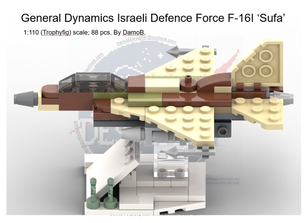 Lego IDF General Dynamics F-16I 'Sufa' Fighting Falcon