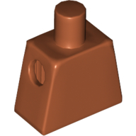 Lego Torso [Plain] / Dark Orange