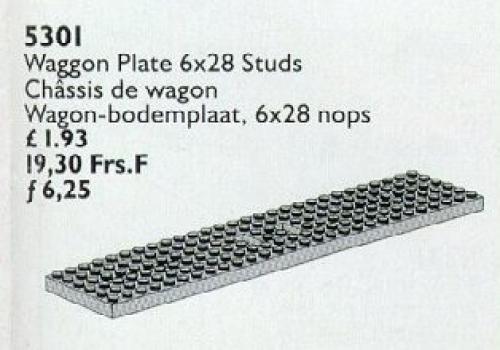 Lego Wagon Plate 6 x 28