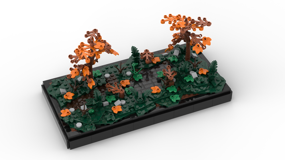 Lego Forrest scene for minifigs