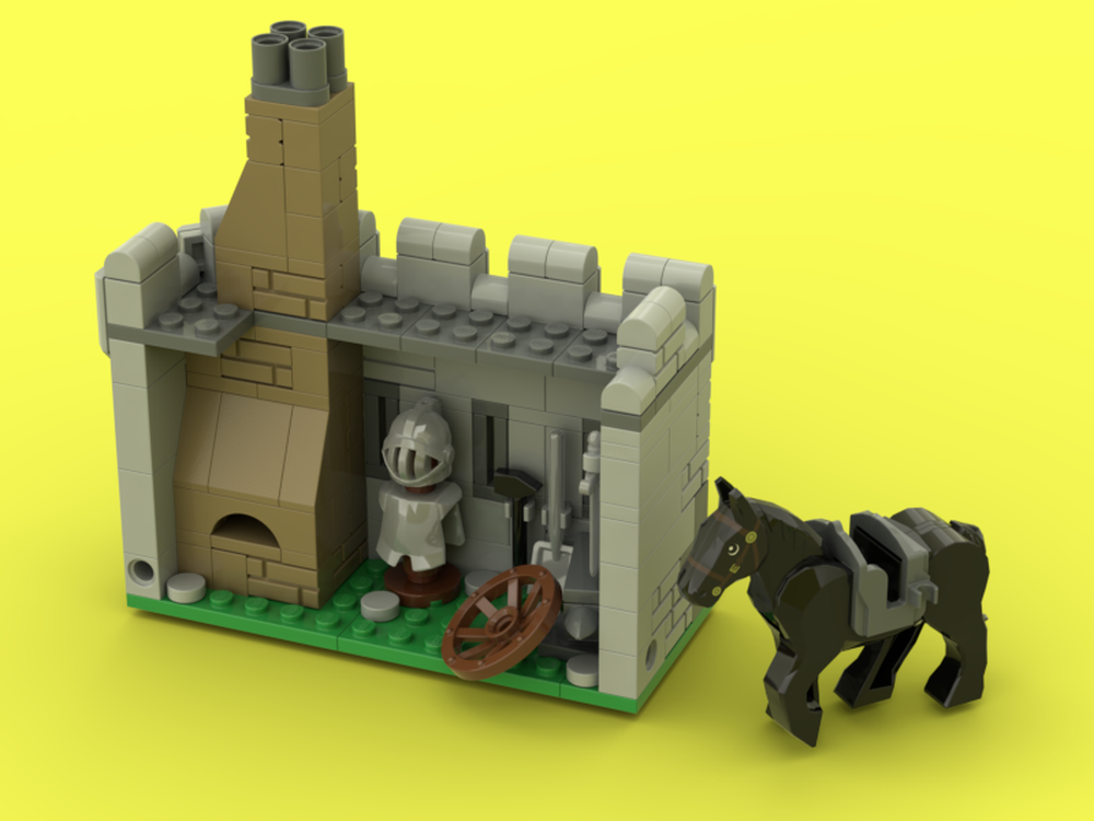 Lego Blacksmith Shop 6040-1 remake