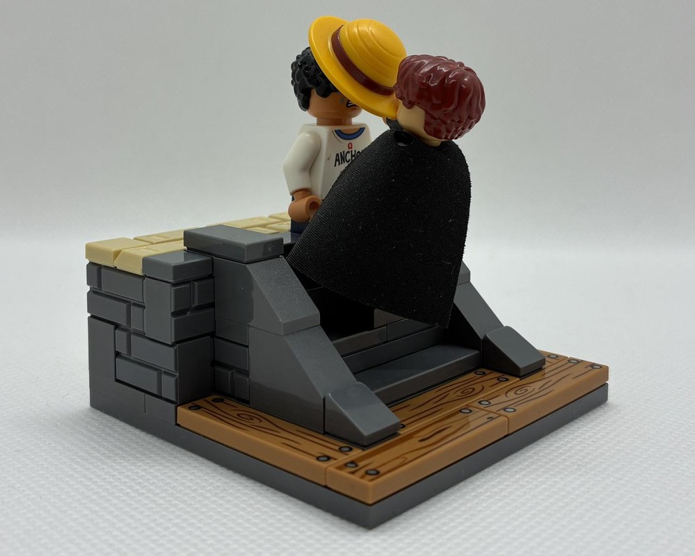 Lego Shanks passing the hat