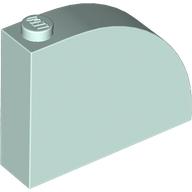Lego Brick Curved 1 x 4 x 2 2/3 / Light Aqua