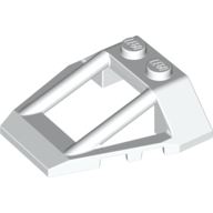 Lego Windscreen 4 x 4 Roll Cage / White