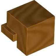 Lego Minifig Head Special, Cube with Rear Ledge [Plain]