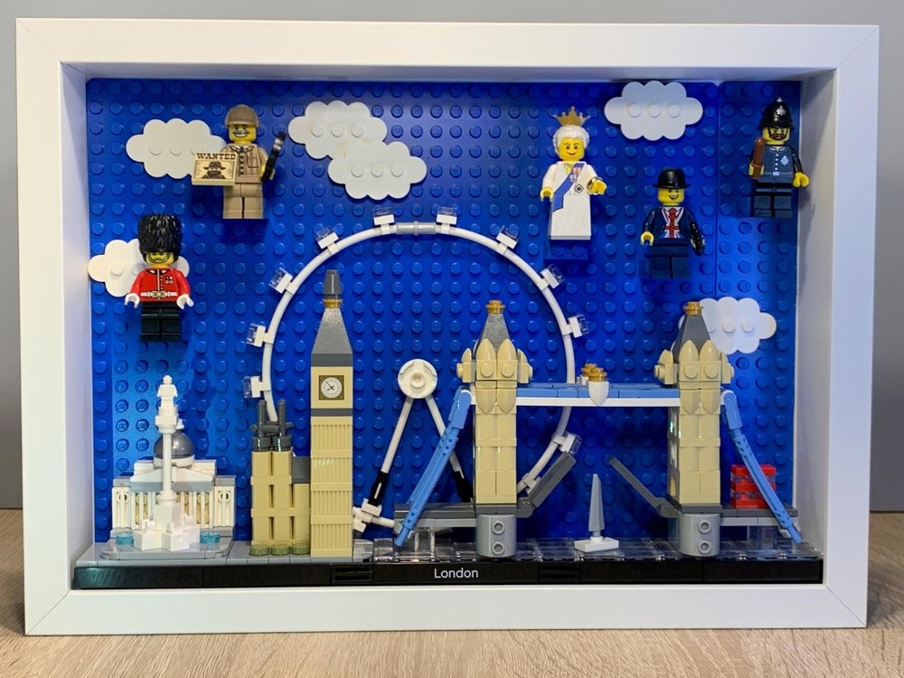 Lego London in a frame -- IKEA Sannahed