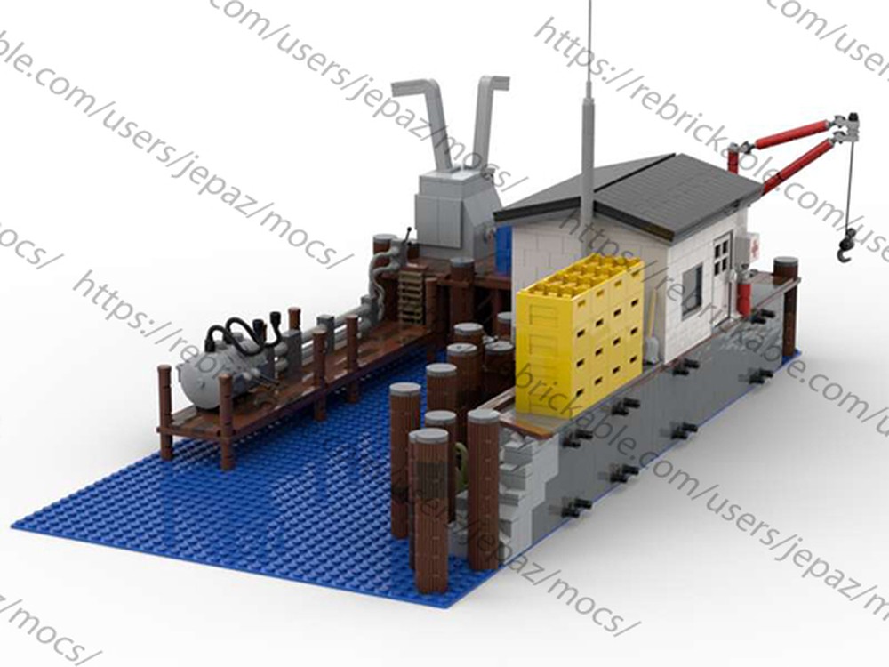 Lego FishCo Dock MOC